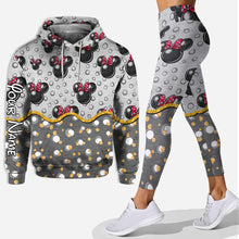 Load image into Gallery viewer, Personalized Cute Mouse Ears Hoodie &amp; Leggings Set for Birthday
