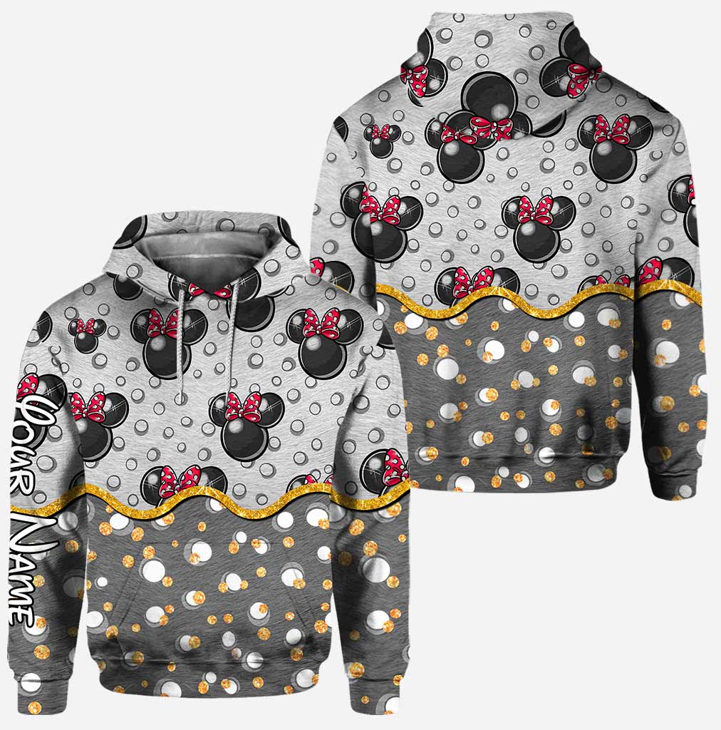 Personalized Cute Mouse Ears Hoodie & Leggings Set for Birthday