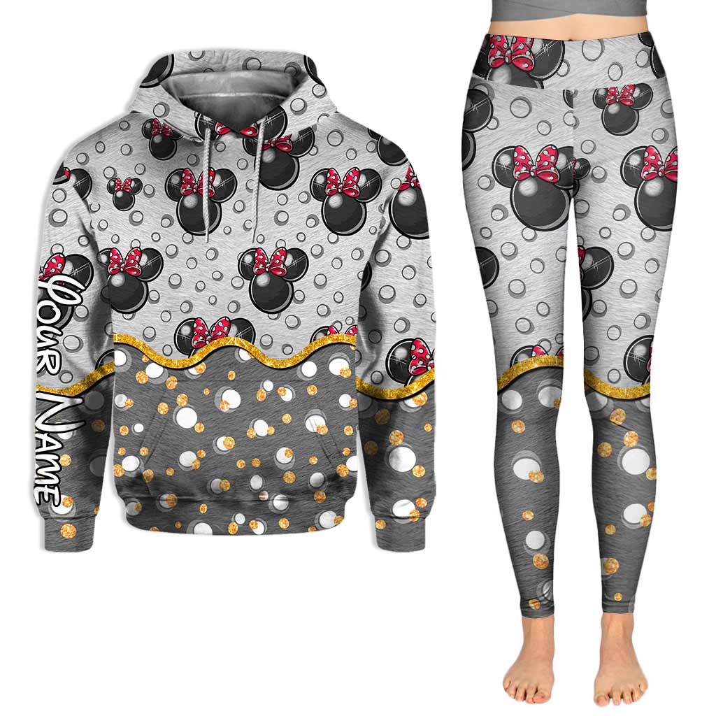 Personalized Cute Mouse Ears Hoodie & Leggings Set for Birthday