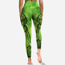 Load image into Gallery viewer, Personalized Grinch Hoodie &amp; Leggings Set Custom Name Gift
