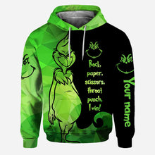 Load image into Gallery viewer, Personalized Grinch Hoodie &amp; Leggings Set Custom Name Gift
