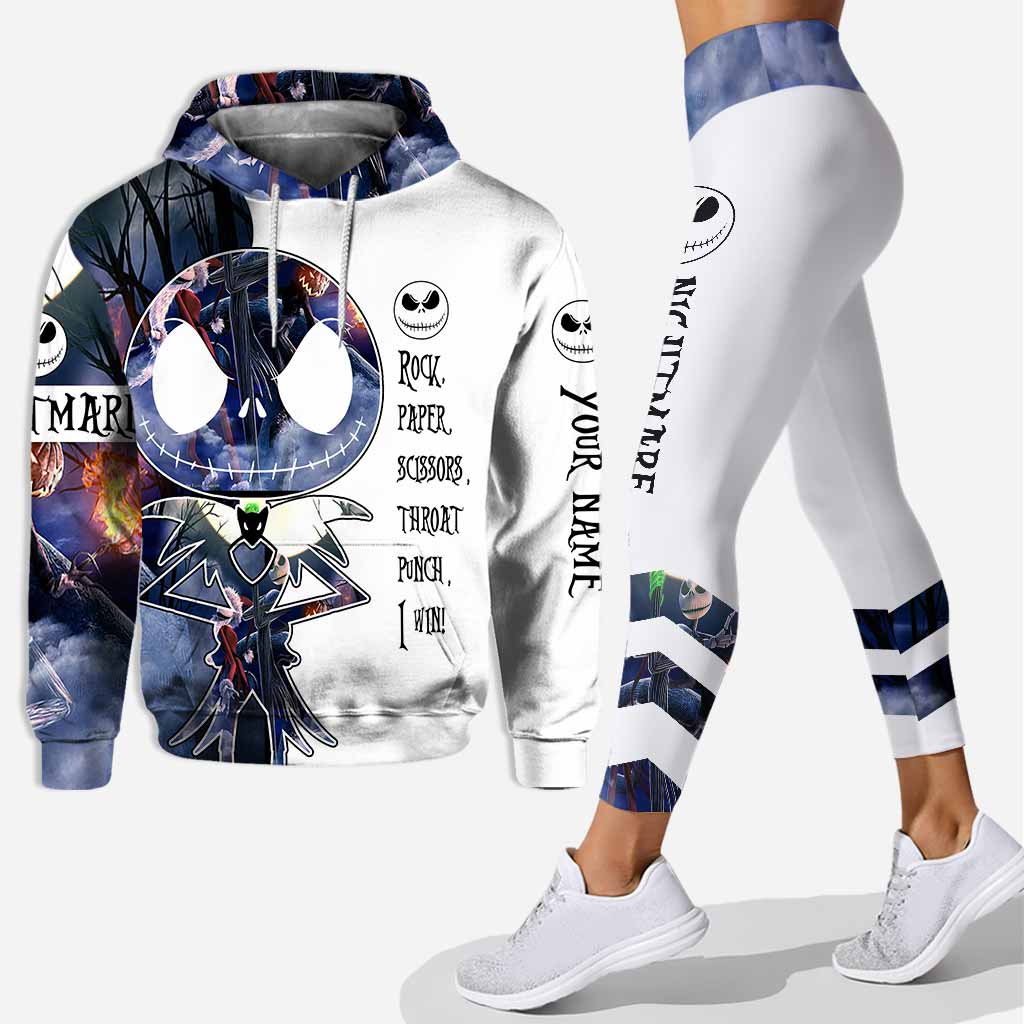 Personalized Nightmare Hoodie and Leggings Set for Halloween Gift