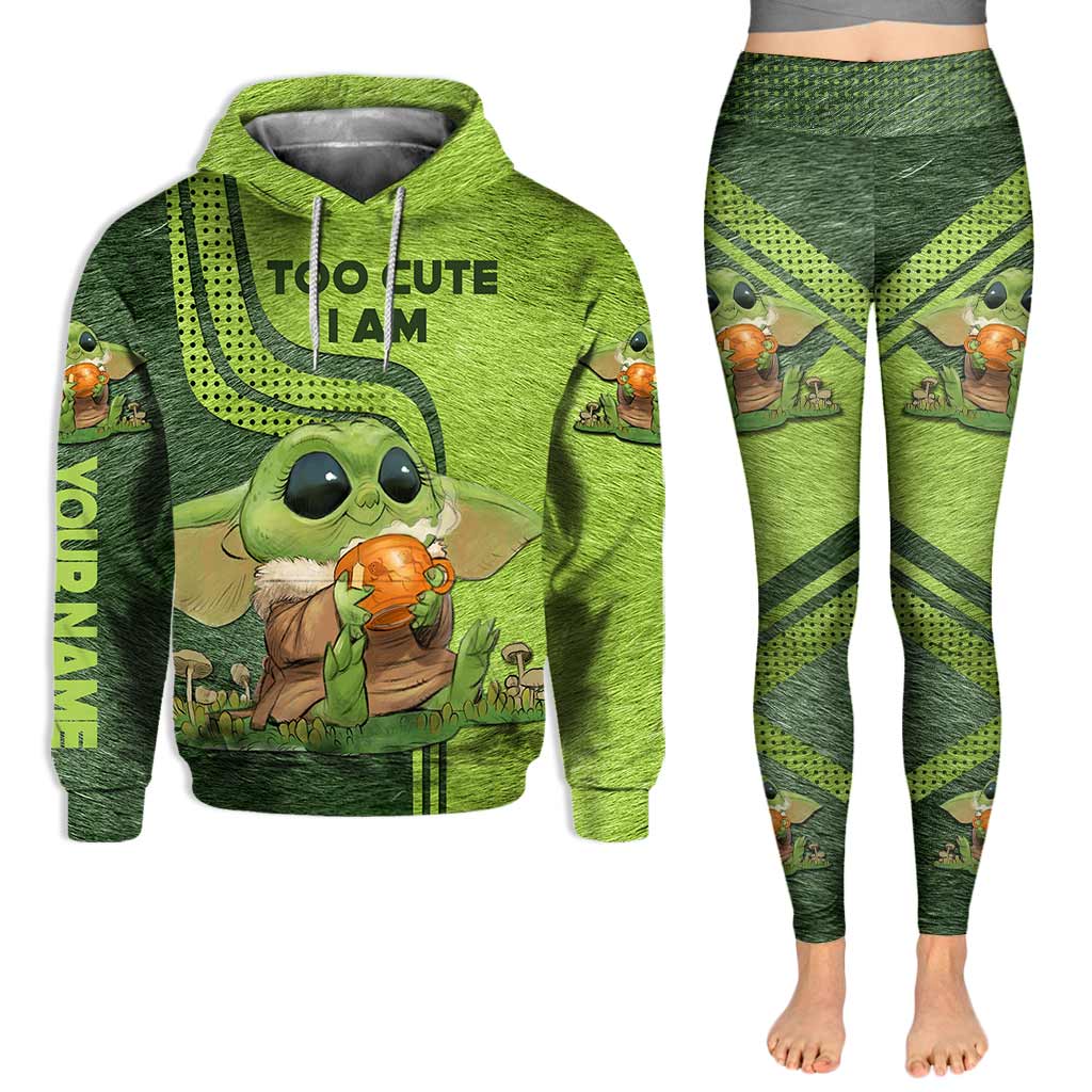 Personalized Hoodie and Leggings Set Custom Name Cute Gift