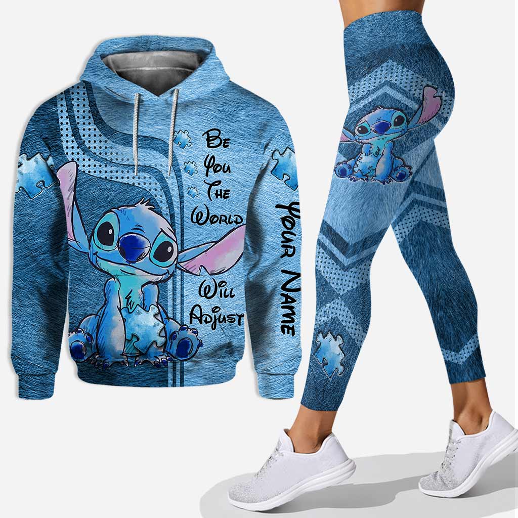 Personalized Autism Awareness Hoodie and Leggings Custom Name Gift