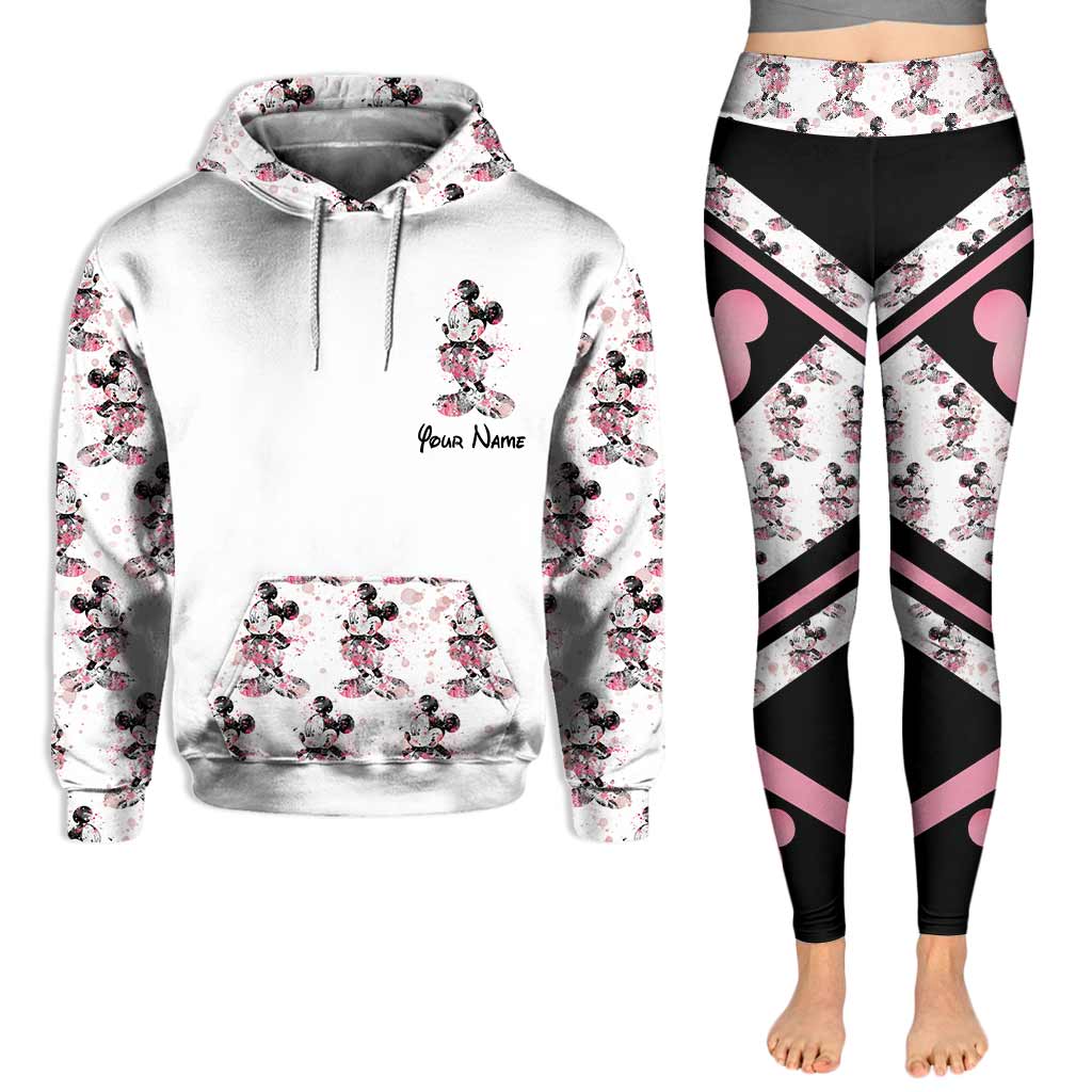 Personalized Mouse Hoodie & Leggings Set Unique Gift for Mom