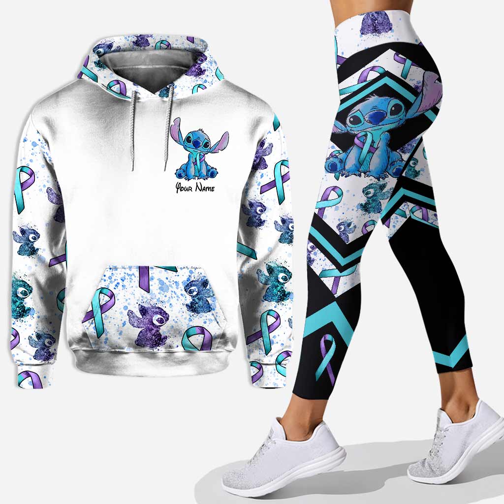 Personalized Hoodie and Leggings Set with Name and Design for Comfort