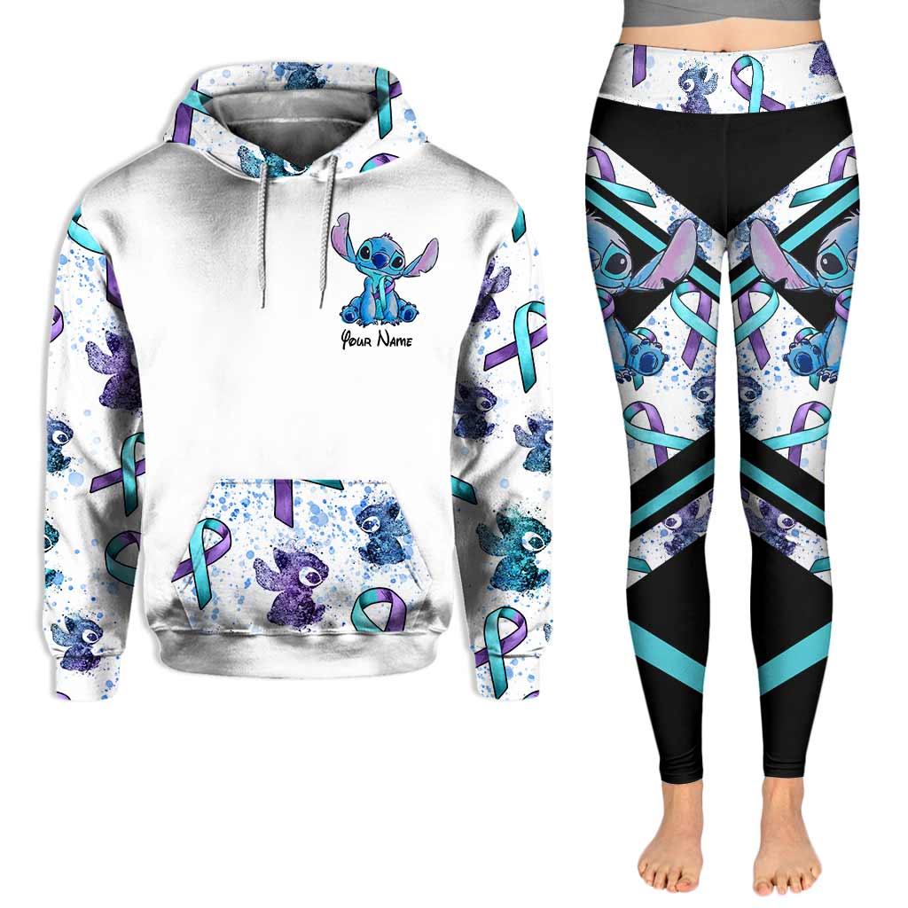 Personalized Hoodie and Leggings Set with Name and Design for Comfort