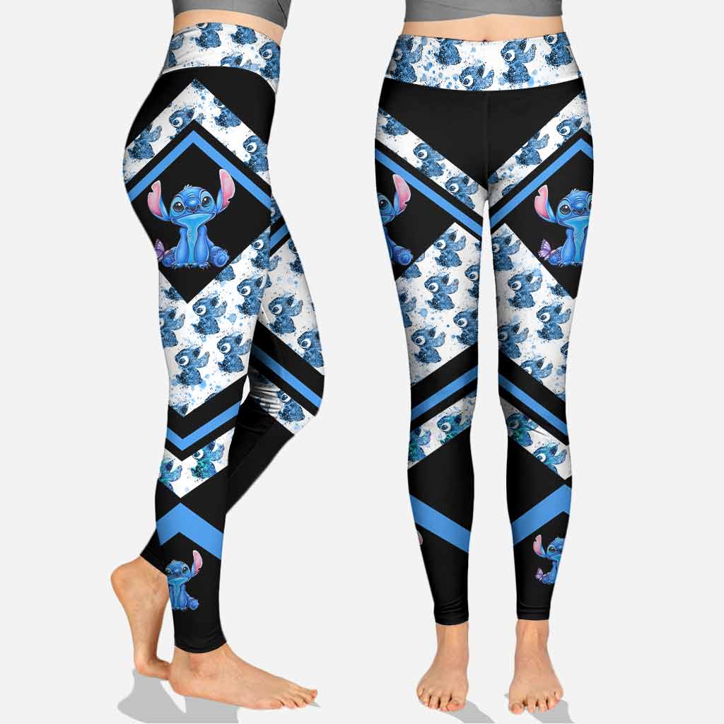 Personalized Stitch Hoodie & Leggings Gift for Kids and Adults