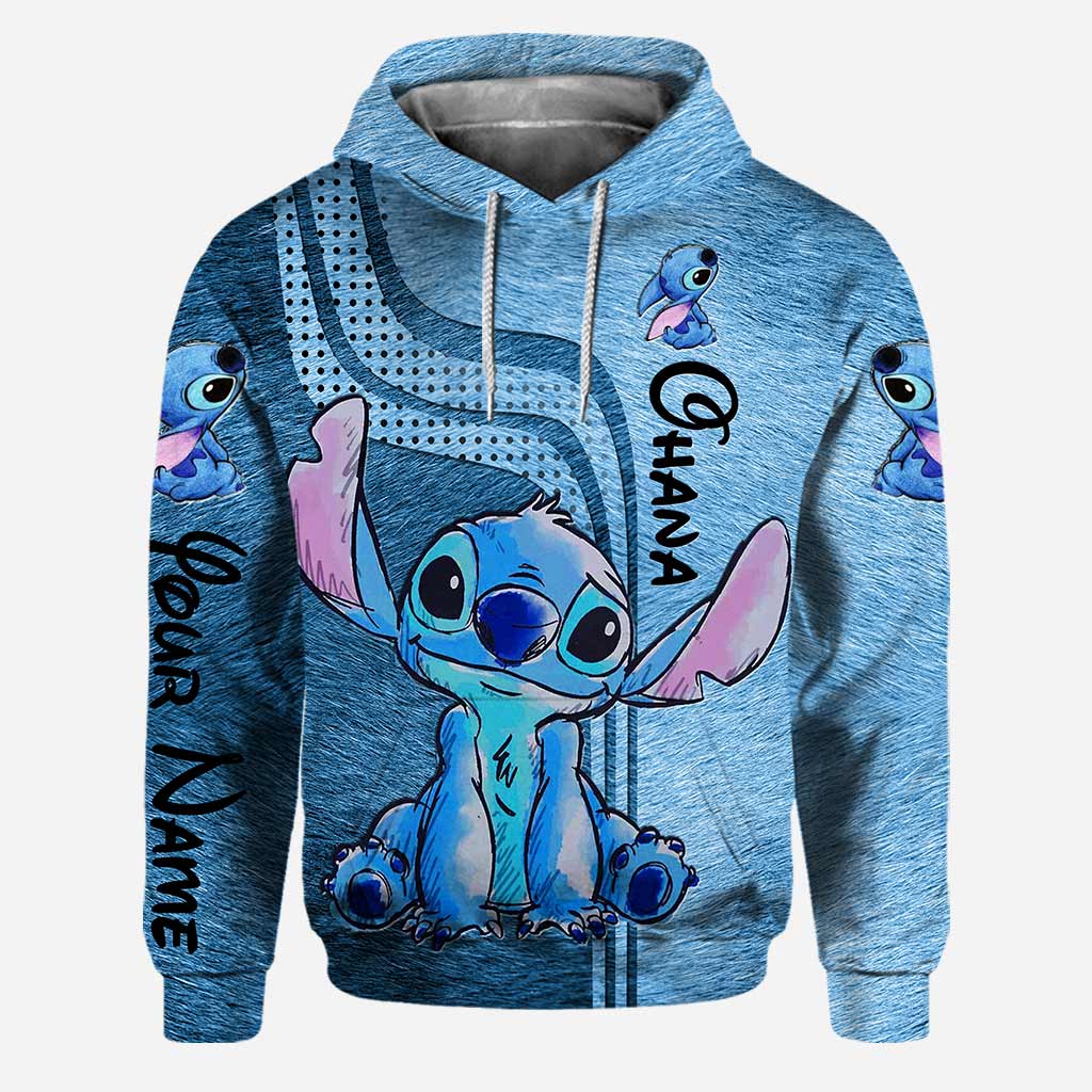 Personalized Ohana Hoodie and Leggings Set Custom Name Gift