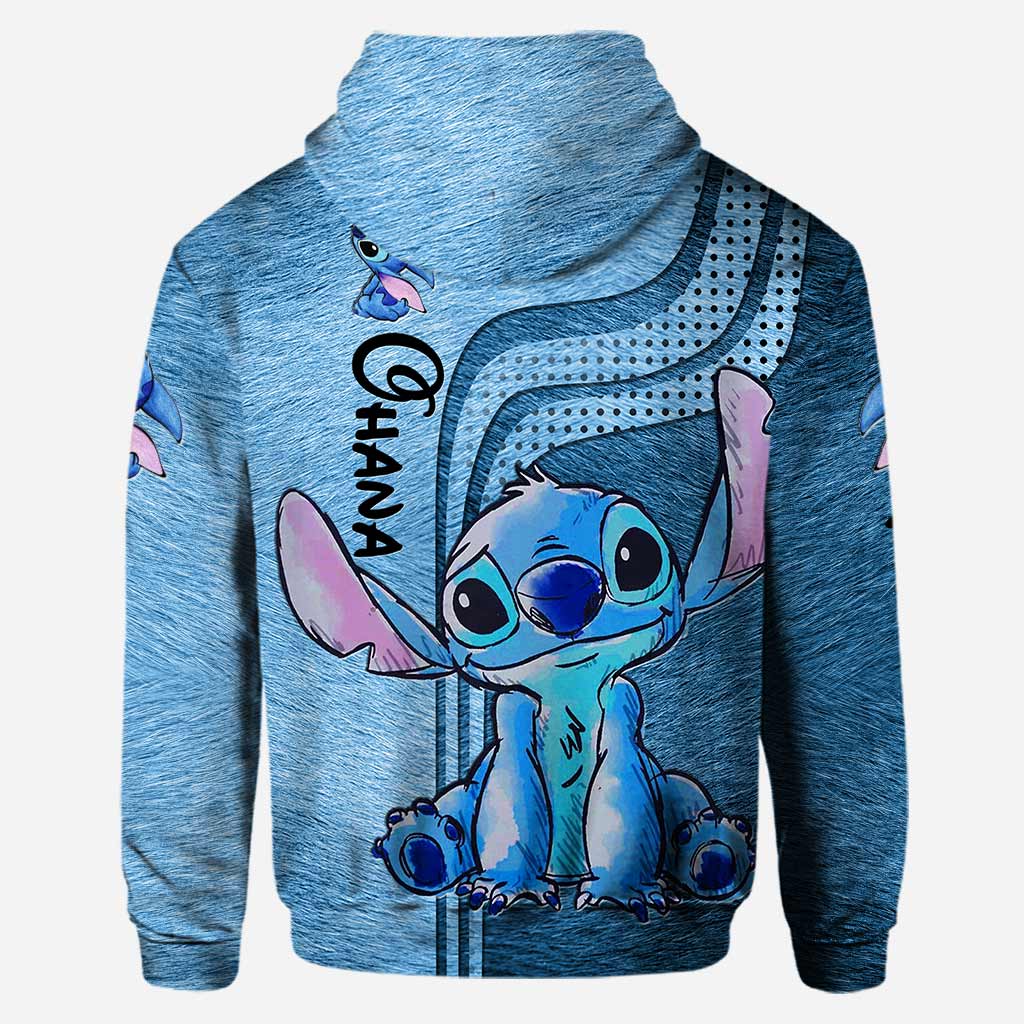 Personalized Ohana Hoodie and Leggings Set Custom Name Gift