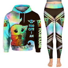 Load image into Gallery viewer, Personalized Hoodie and Leggings Set Cute Custom Name Gift
