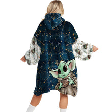 Load image into Gallery viewer, Personalized The Force Blanket Hoodie Custom Name Gift
