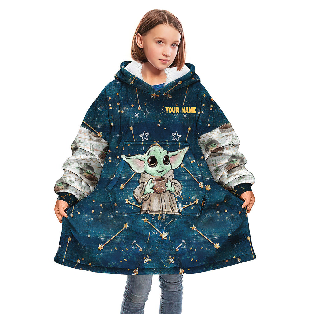 Personalized The Force Blanket Hoodie Custom Name Gift