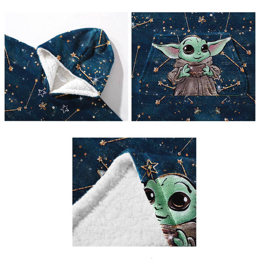 Personalized The Force Blanket Hoodie Custom Name Gift