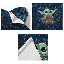 Load image into Gallery viewer, Personalized The Force Blanket Hoodie Custom Name Gift

