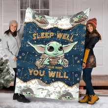 Load image into Gallery viewer, Personalized Child Sleeping Blanket Custom Name Gift Idea
