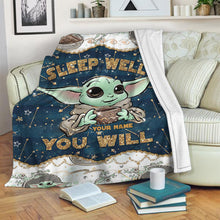 Load image into Gallery viewer, Personalized Child Sleeping Blanket Custom Name Gift Idea
