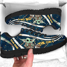 Load image into Gallery viewer, Personalized Sneakers with The Child Design Custom Name Gift
