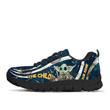 Load image into Gallery viewer, Personalized Sneakers with The Child Design Custom Name Gift
