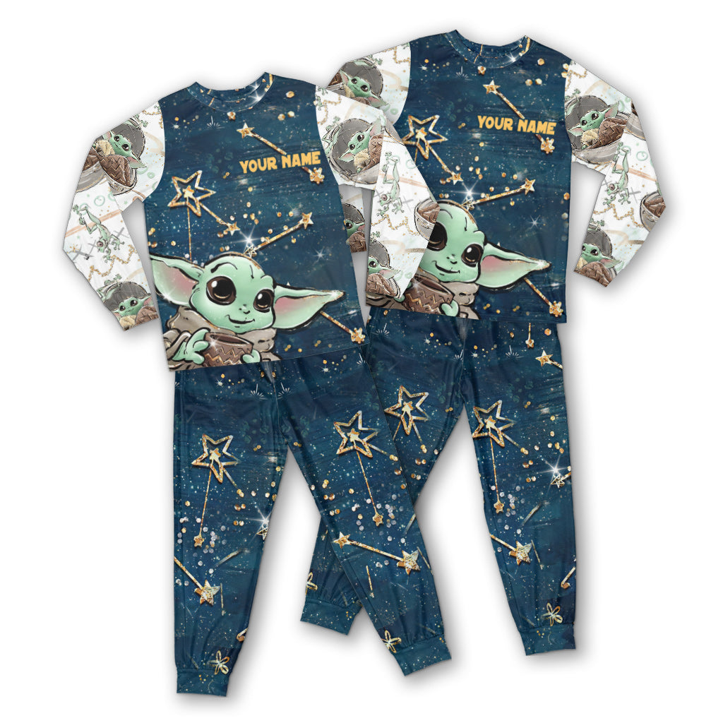 Personalized The Force Pajama Set for Kids | Custom Name Design