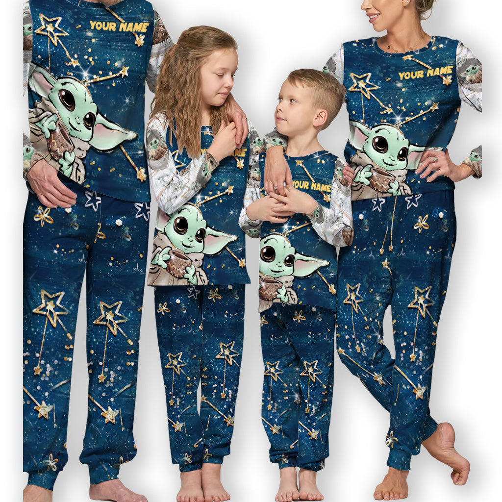 Personalized The Force Pajama Set for Kids | Custom Name Design