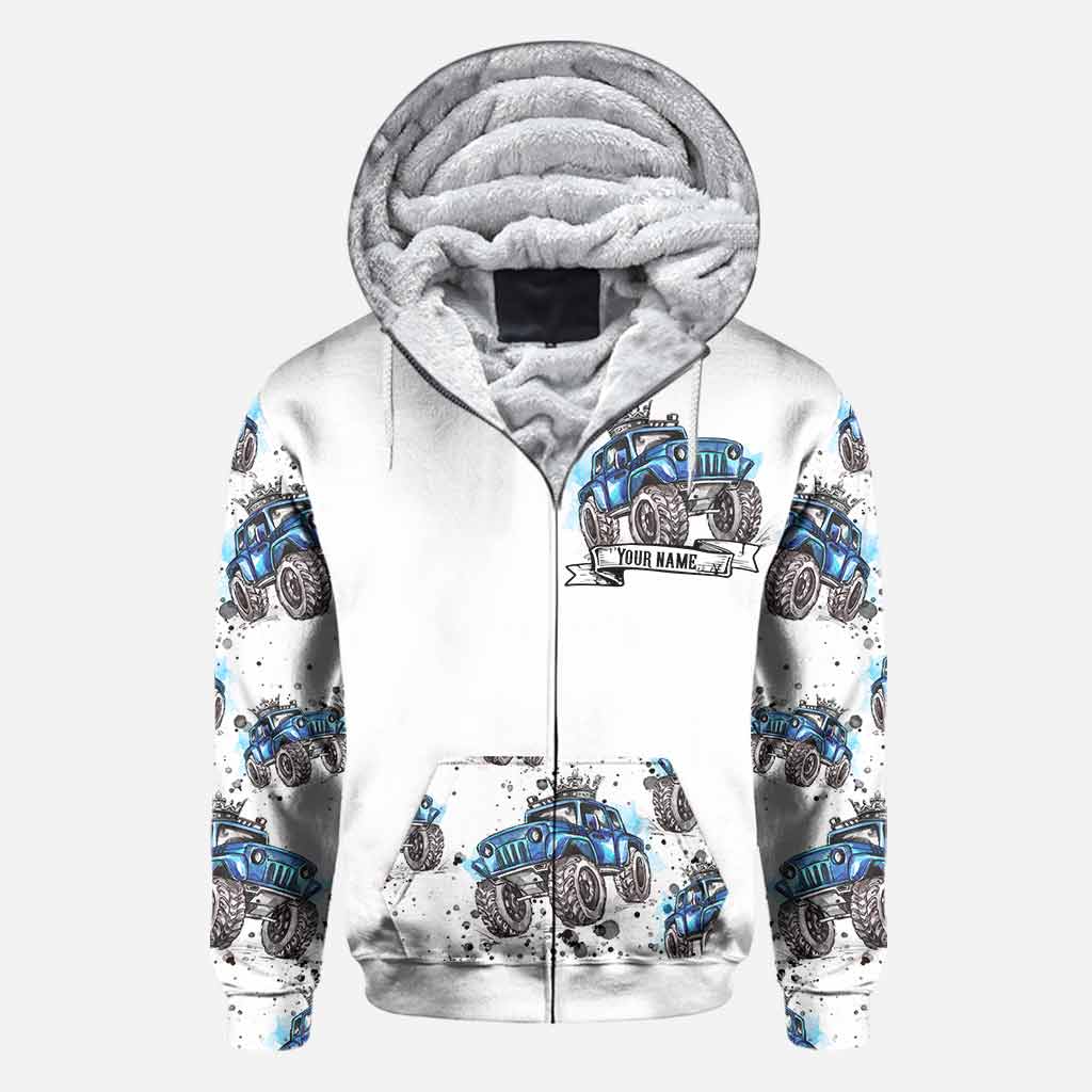 Personalized Jeep King Queen Hoodie Shirt for Couples