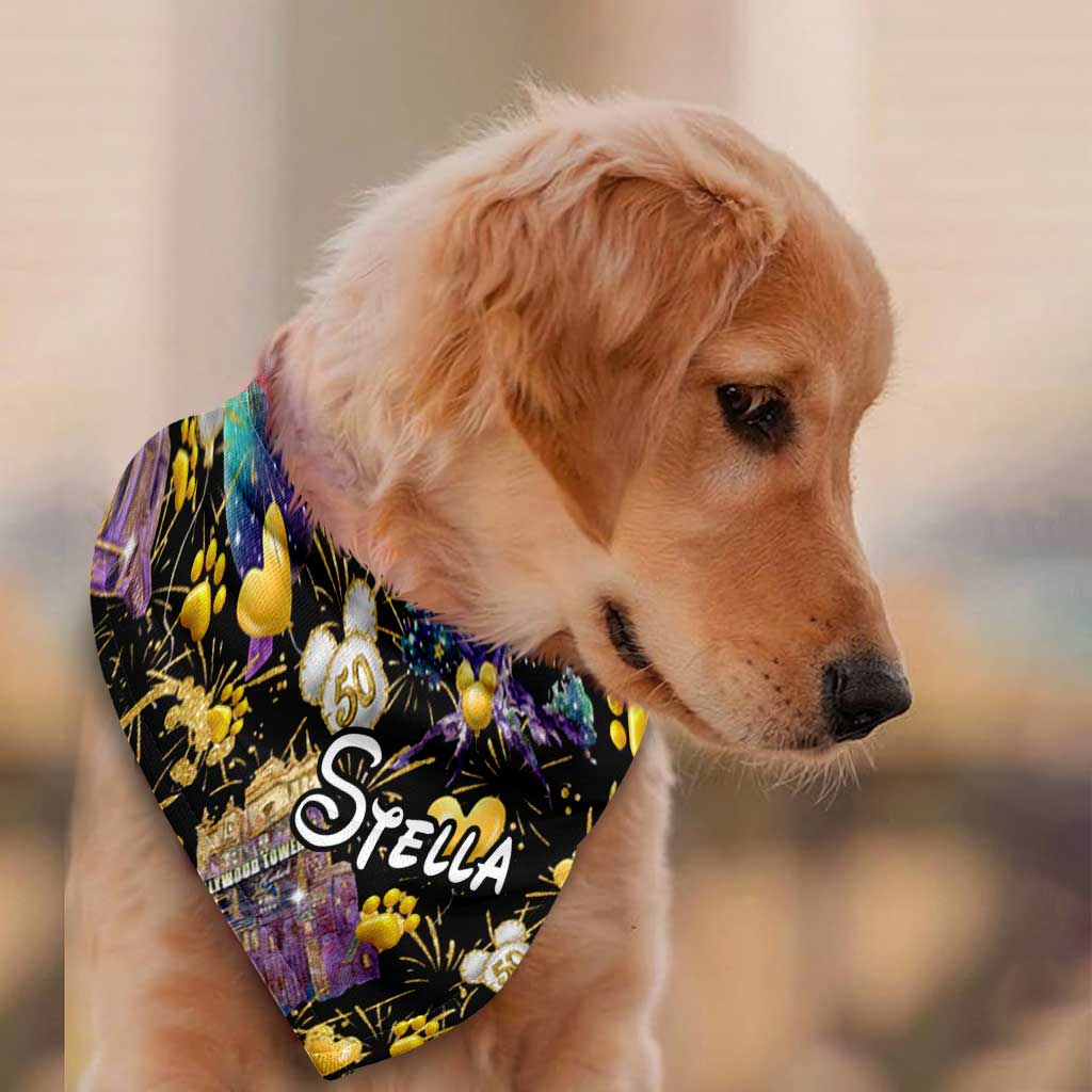 Personalized Dog Bandana Cute Pet Gift for Christmas