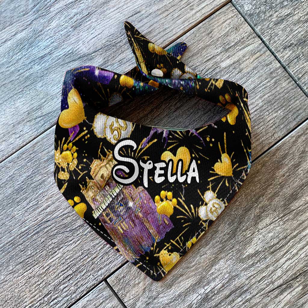 Personalized Dog Bandana Cute Pet Gift for Christmas