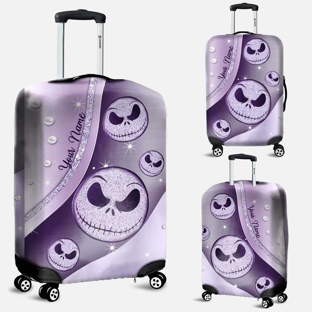 Personalized Nightmare Luggage Cover Custom Name Travel Accessory