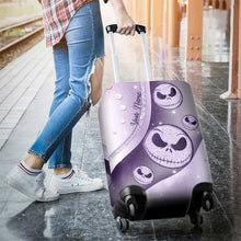 Load image into Gallery viewer, Personalized Nightmare Luggage Cover Custom Name Travel Accessory
