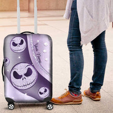 Load image into Gallery viewer, Personalized Nightmare Luggage Cover Custom Name Travel Accessory

