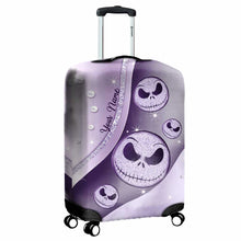 Load image into Gallery viewer, Personalized Nightmare Luggage Cover Custom Name Travel Accessory
