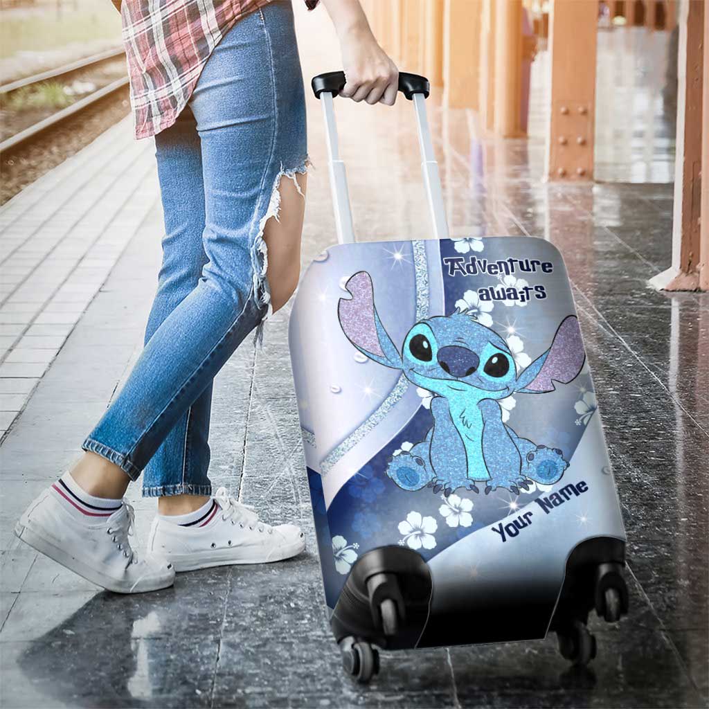 Personalized Ohana Luggage Cover Custom Name Travel Gift