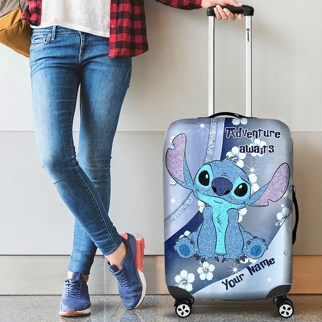 Personalized Ohana Luggage Cover Custom Name Travel Gift