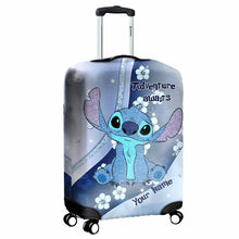 Load image into Gallery viewer, Personalized Ohana Luggage Cover Custom Name Travel Gift
