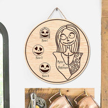 Load image into Gallery viewer, Personalized Mother's Day Round Wood Sign with 3D Pattern Print for Mom
