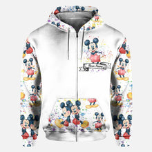 Load image into Gallery viewer, Personalized LGBT Couple Hoodie Custom Name All-Over Print Gift
