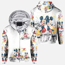 Load image into Gallery viewer, Personalized LGBT Couple Hoodie Custom Name All-Over Print Gift
