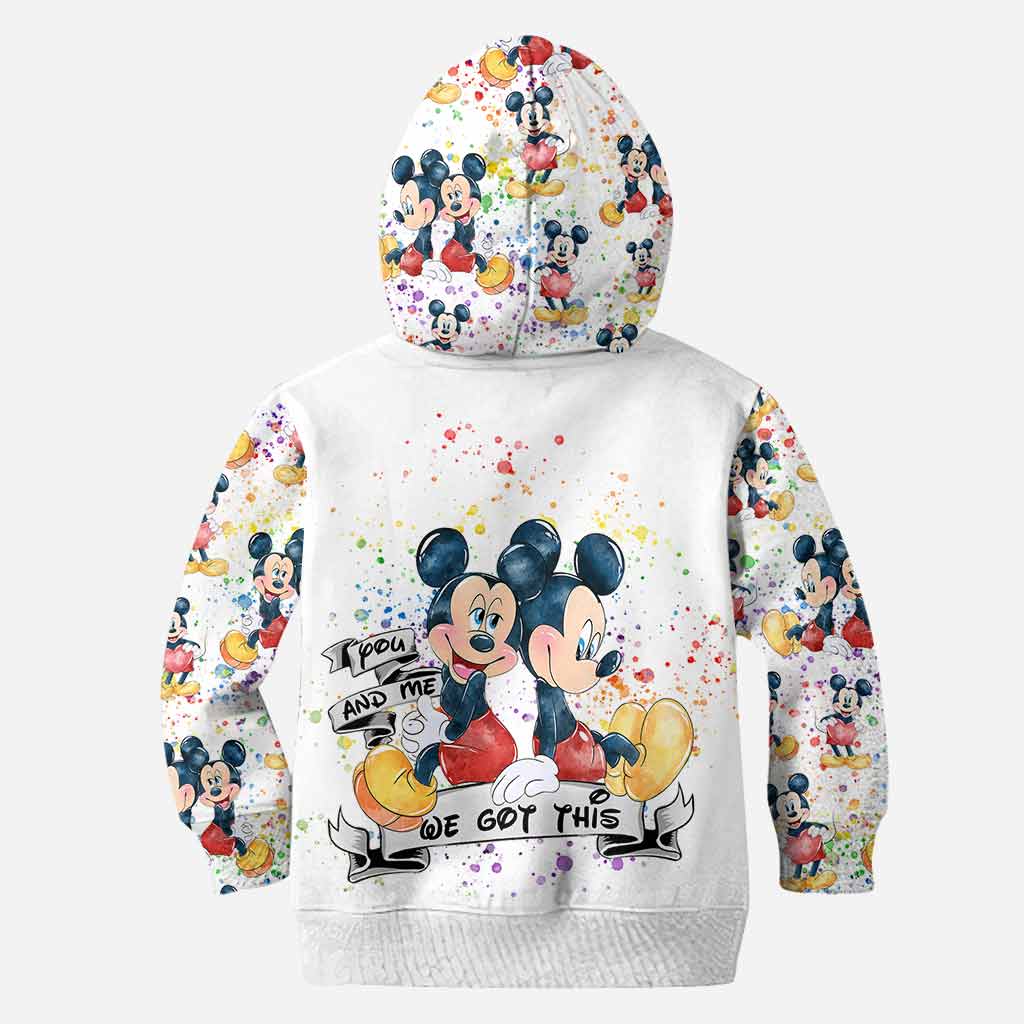 Personalized LGBT Couple Hoodie Custom Name All-Over Print Gift