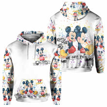 Load image into Gallery viewer, Personalized LGBT Couple Hoodie Custom Name All-Over Print Gift
