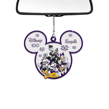 Load image into Gallery viewer, Personalized Disney 100 Car Ornament Custom Name Gift
