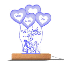 Load image into Gallery viewer, Personalized Couple Acrylic Plaque Light Base Heart Design Gift
