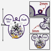 Load image into Gallery viewer, Personalized Disney 100 Keychain Custom Name Gift for Kids
