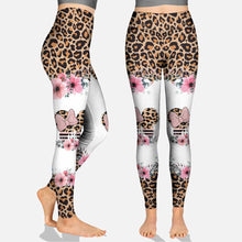 Load image into Gallery viewer, Personalized Leopard Mouse Ears Hoodie &amp; Leggings Gift for Mom
