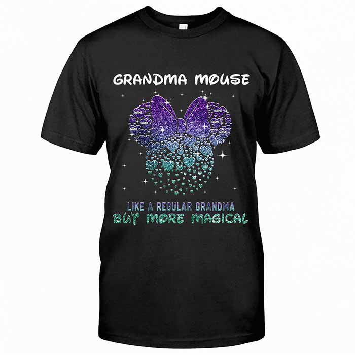 Personalized Grandma Mouse T-Shirt Hoodie Gift for Mother's Day