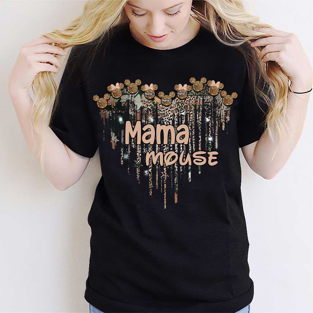 Personalized Mama Mouse T-Shirt & Hoodie Gift for Mom