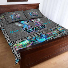 Load image into Gallery viewer, Personalized Ohana Quilt Set Custom Names Unique Gift for Couples
