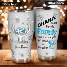 Load image into Gallery viewer, Personalized Ohana Tumbler Custom Family Gift for Weddings
