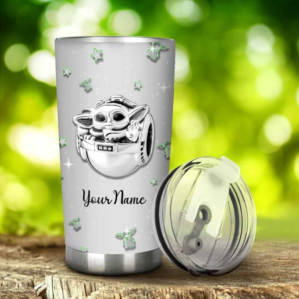 Personalized The Force Tumbler Custom Name Gift for Kids