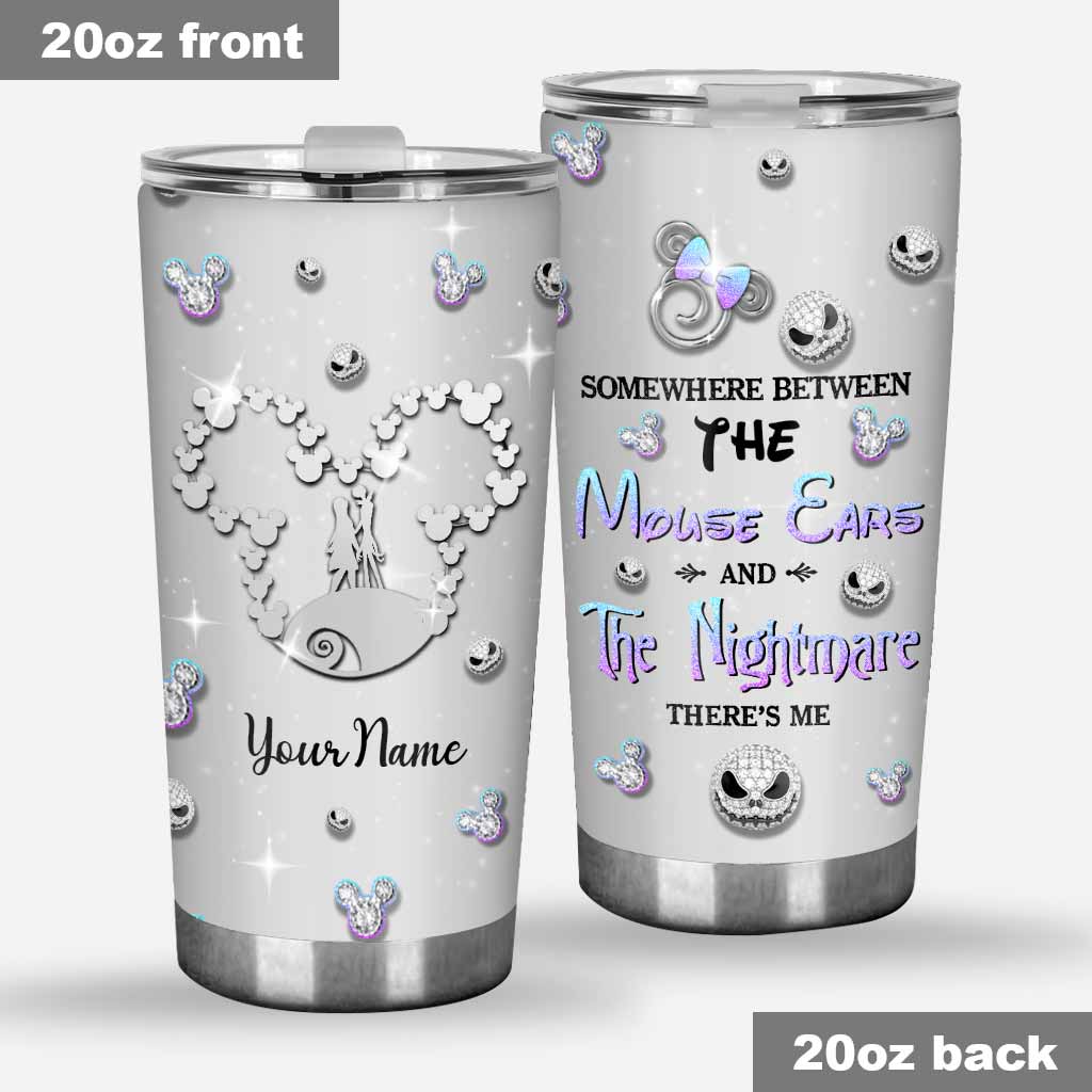 Personalized 20oz Mouse Tumbler Custom Name Gift for Disney Fans